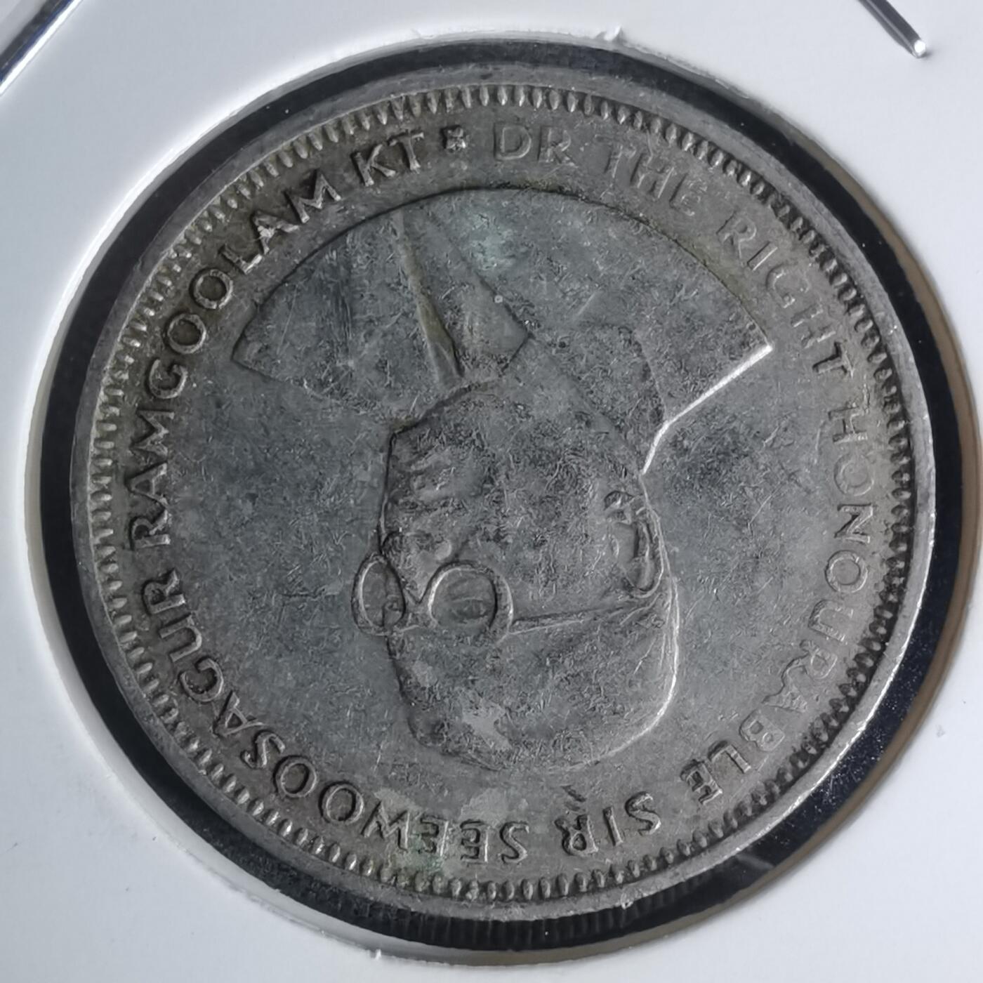 沼泽如烟--第1003场 毛里求斯1990年1卢比