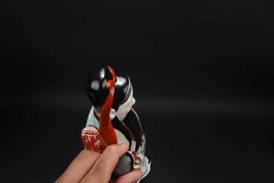 上海都达杂项专场102【全场包邮】  粉彩福、禄、寿三星大摆件 3尊85-8