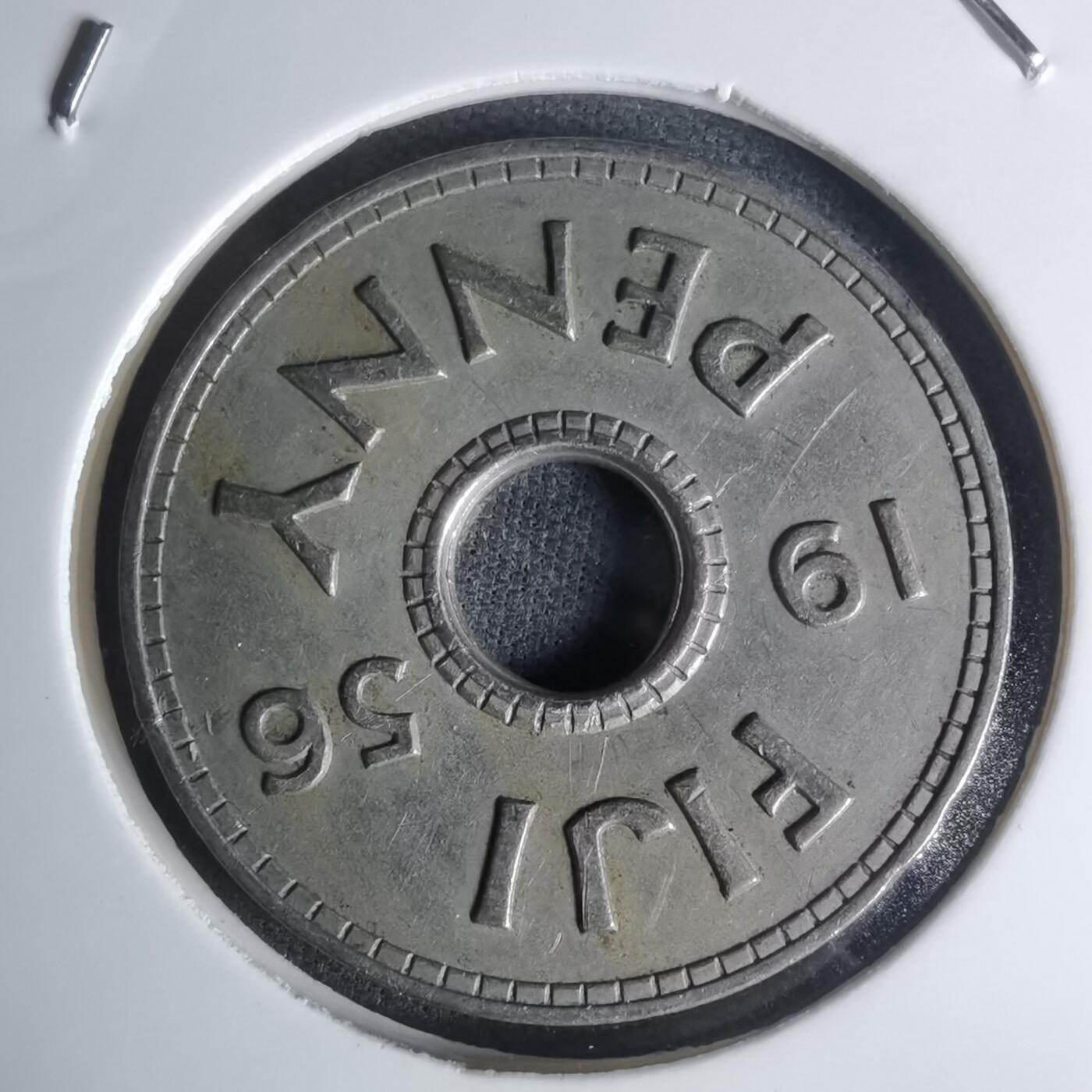 沼泽如烟--第1003场 斐济1956年1便士