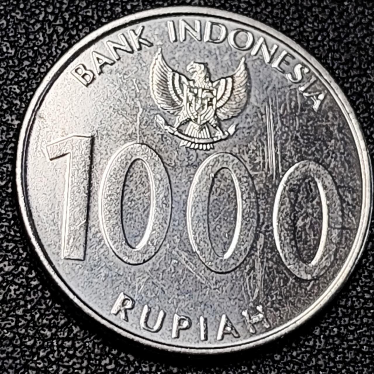 泉币菌-第195场- 新年快乐 新年第三场 本场拍品多 请提前出价 2010年 印度尼西亚1000盾 24mm 