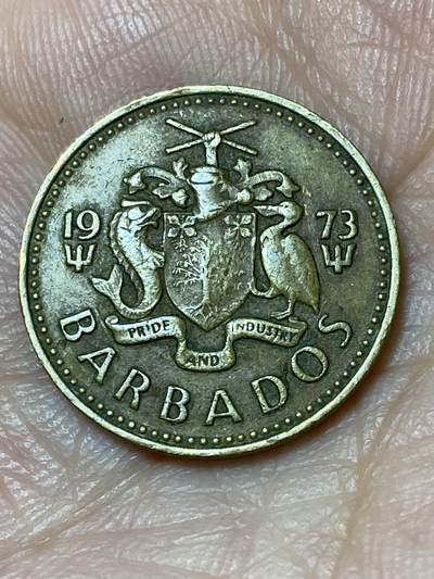 2026年第三十一场(总第二百场)英国一线回流散币新春特拍第三场(免佣金) 巴巴多斯🇧🇧1973年5分(第一版)