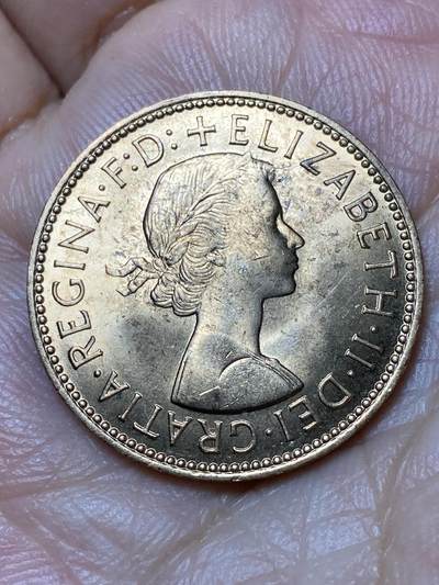 2026年第三十一场(总第二百场)英国一线回流散币新春特拍第三场(免佣金) 原光好品–英国🇬🇧1967年半便士(伊丽莎白二世青年桂冠第二版，普制币关门年)