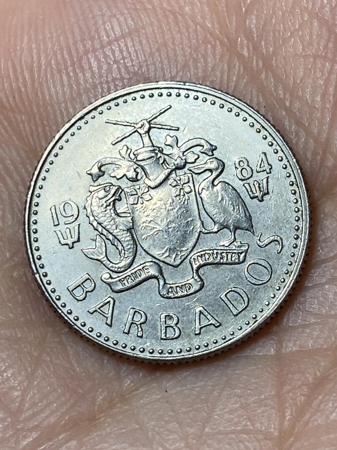 2026年第三十一场(总第二百场)英国一线回流散币新春特拍第三场(免佣金) 巴巴多斯🇧🇧1984年10分(第一版)