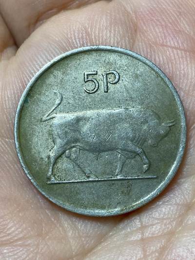 2026年第三十一场(总第二百场)英国一线回流散币新春特拍第三场(免佣金) - 爱尔兰🇮🇪1978年5便士(共和国第二套第一版)