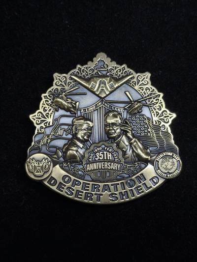 马到成功 迎新年  精品专场 - 沙漠风暴行动纪念章 60-70克大克重