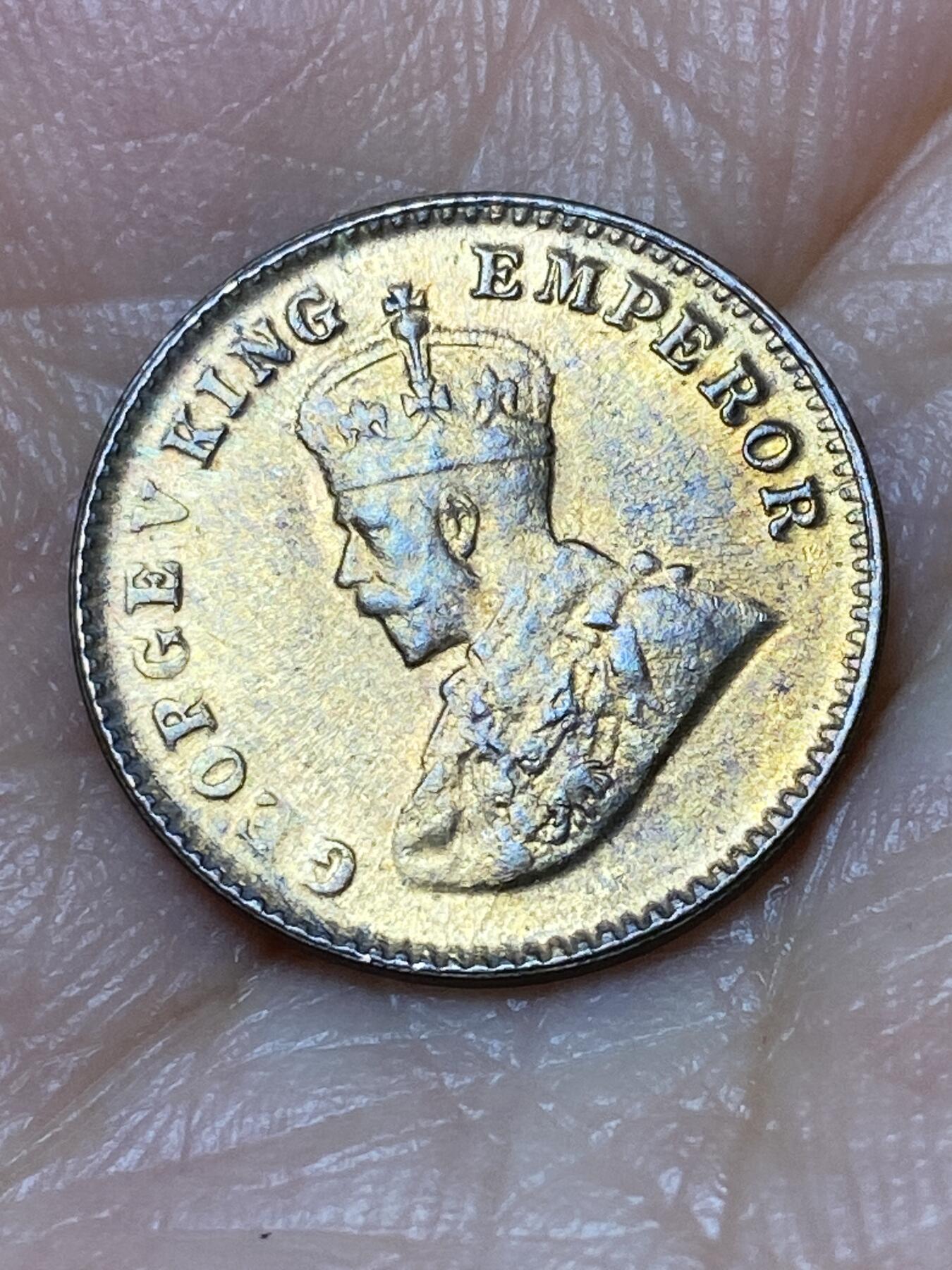 2026年第三十一场(总第二百场)英国一线回流散币新春特拍第三场(免佣金) 原光好品–英属印度1920年1/12安娜(乔治五世时期，c版加尔各答造)