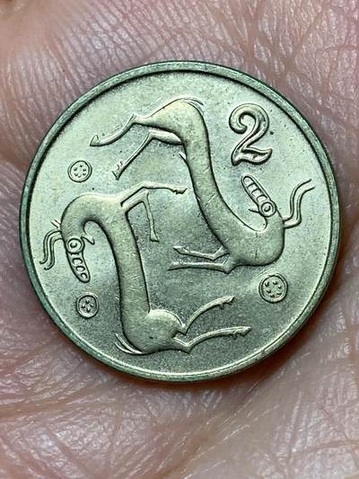 2026年第三十一场(总第二百场)英国一线回流散币新春特拍第三场(免佣金) - 塞浦路斯🇨🇾1992年2分(共和国时期第二套第三版)