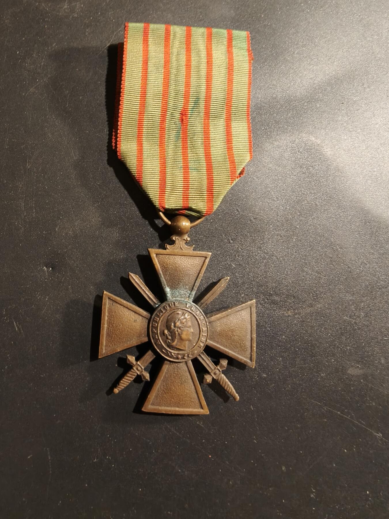 老王徽章第184期 法国1916战争十字奖章