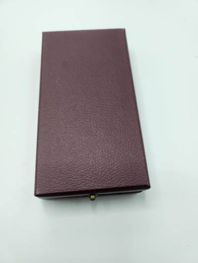 南水社第二次拍卖 德意志民主共和国人民警察忠诚服役奖章（二级/银级） 盒略齐全品相完好