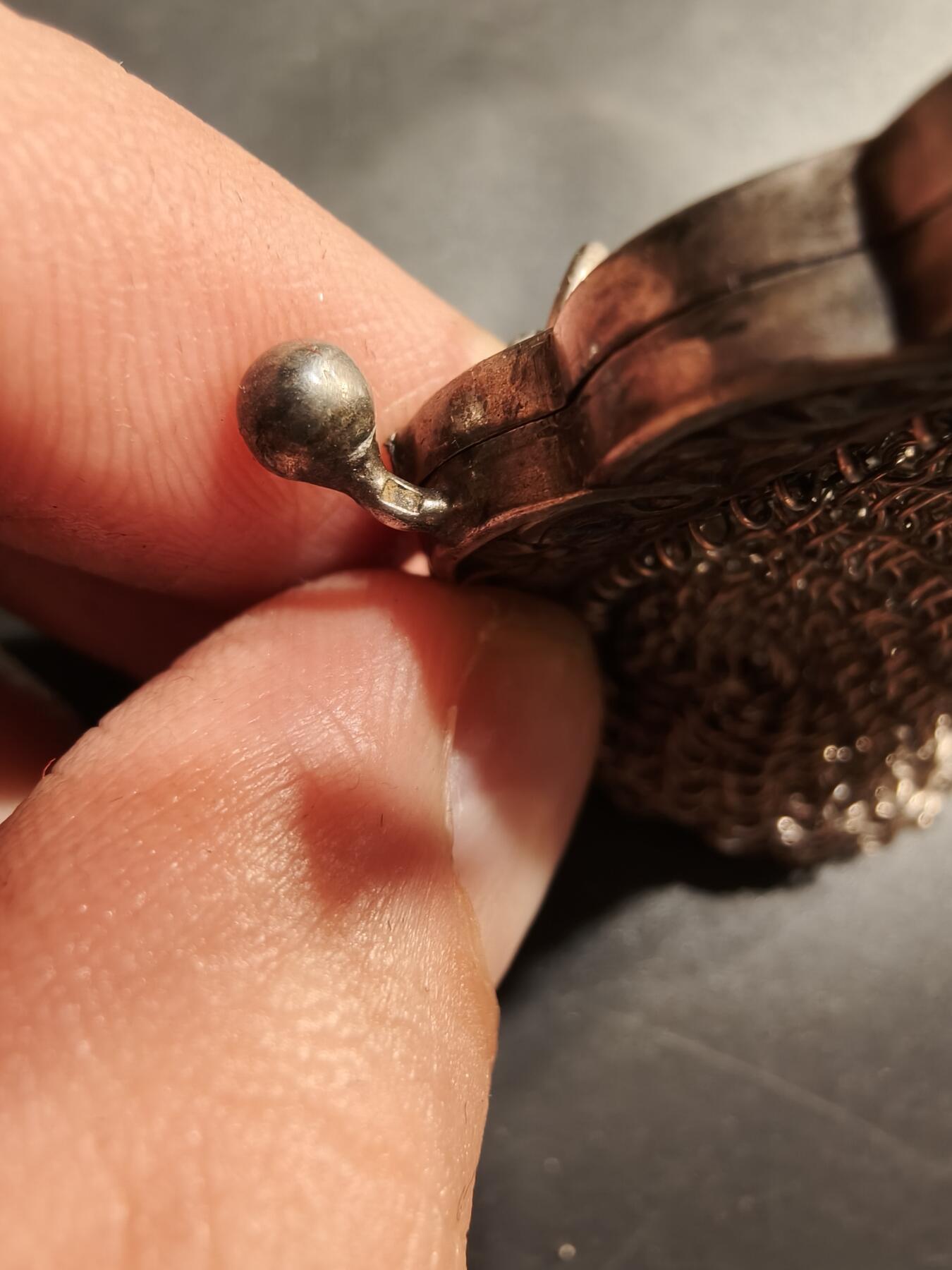 老王徽章第184期 法国银钱袋    野猪头银标    23.6g