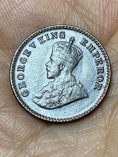 2026年第三十一场(总第二百场)英国一线回流散币新春特拍第三场(免佣金) 包浆好品–英属印度1920年1/12安娜(乔治五世时期，c版加尔各答造)