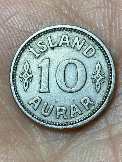 2026年第三十一场(总第二百场)英国一线回流散币新春特拍第三场(免佣金) - 丹属冰岛王国🇮🇸1922年10奥拉(克里斯蒂安十世第一版，HCN;GJ版，首发年)