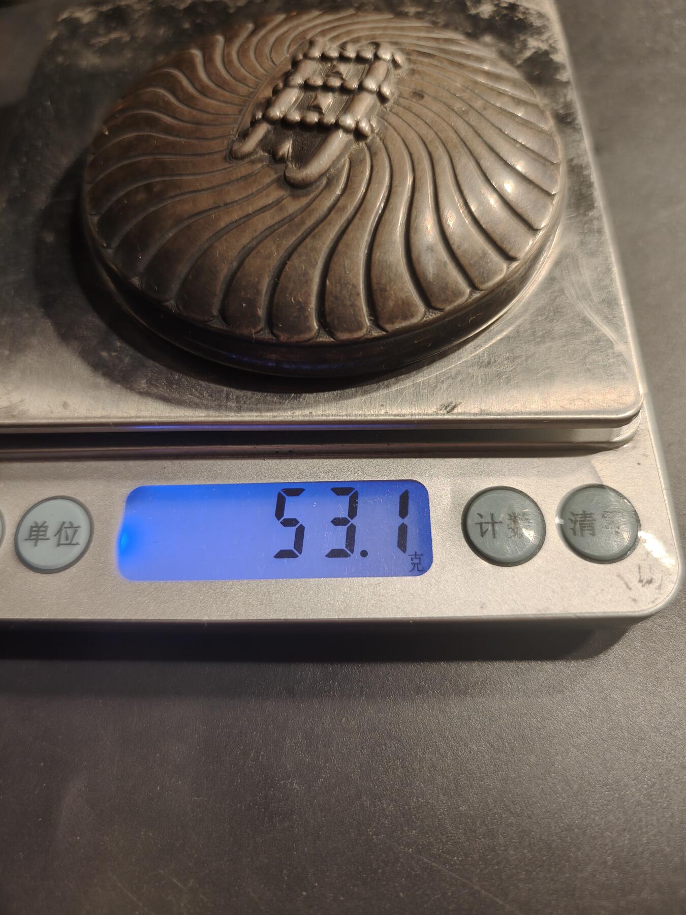 老王徽章第184期 法国银盒盖      密涅瓦1级银标   950银    53.1g