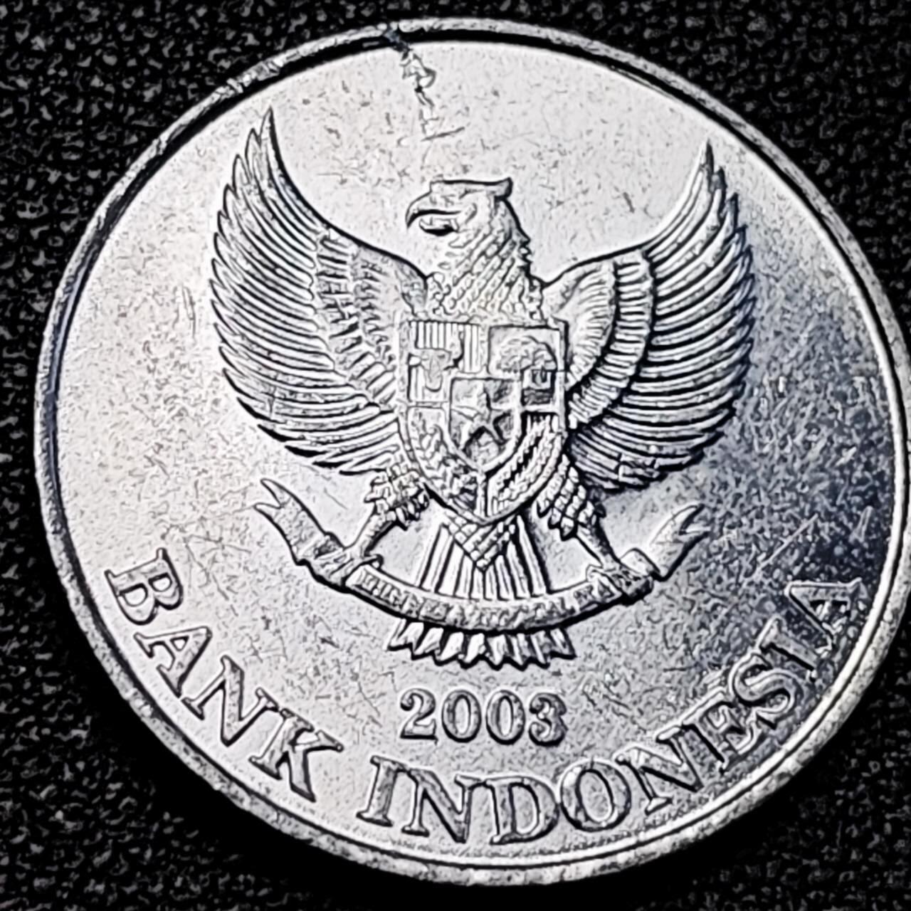 泉币菌-第195场- 新年快乐 新年第三场 本场拍品多 请提前出价 2003年 印度尼西亚200 巴厘岛八哥 25mm 铝币