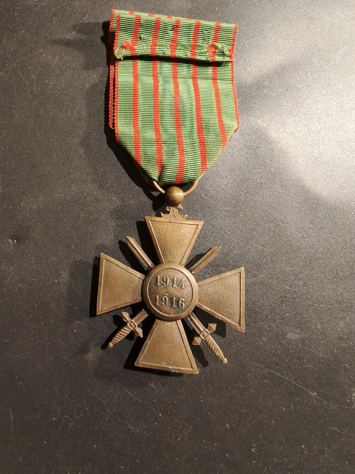 老王徽章第184期 法国1916战争十字奖章