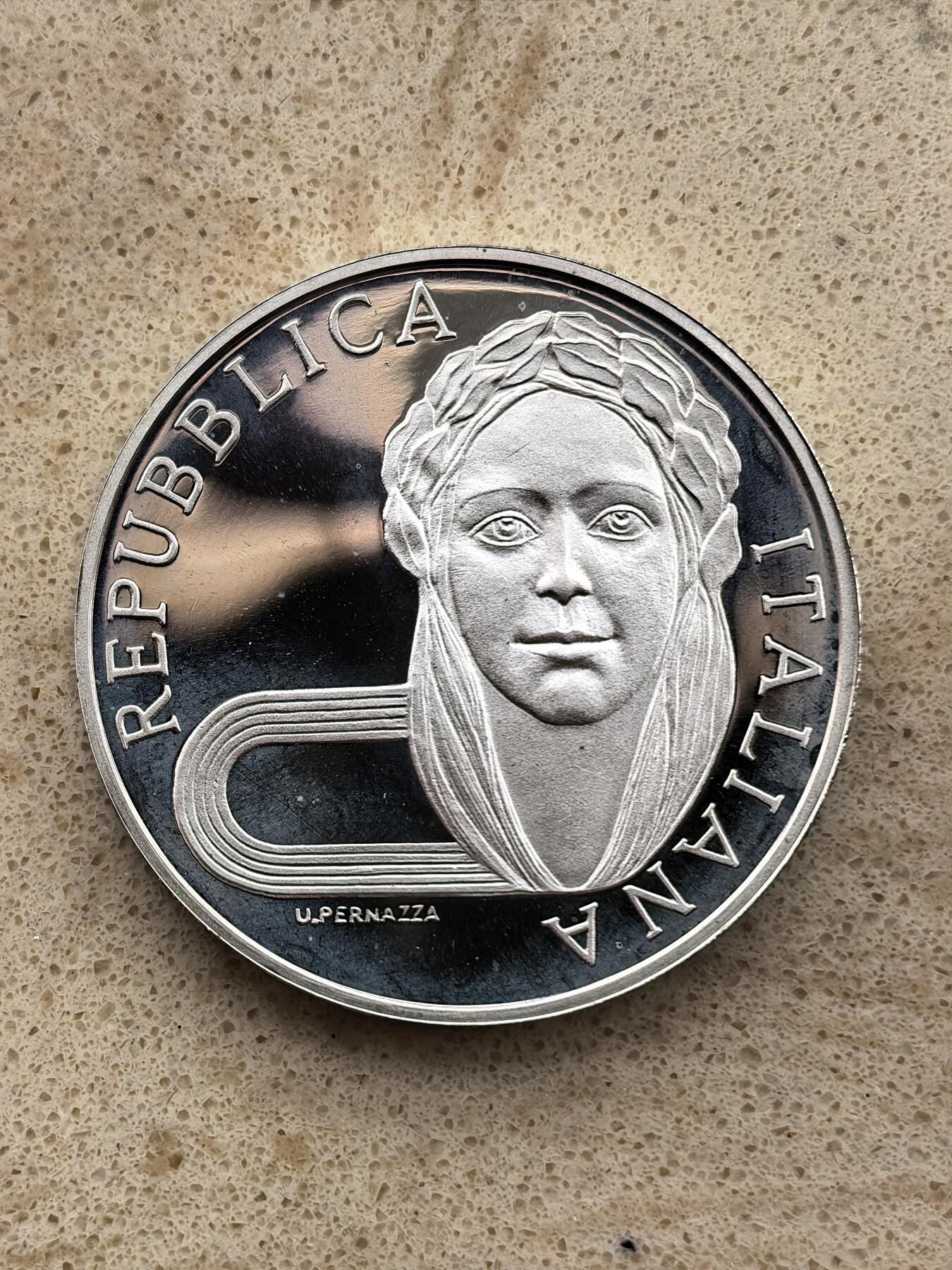 道一币馆币章第一百六十七场 原盒证 意大利1992年巴塞罗那奥运会500里拉精制银币