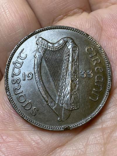 2026年第三十一场(总第二百场)英国一线回流散币新春特拍第三场(免佣金) 爱尔兰1933年1便士(英辖自由邦时期)