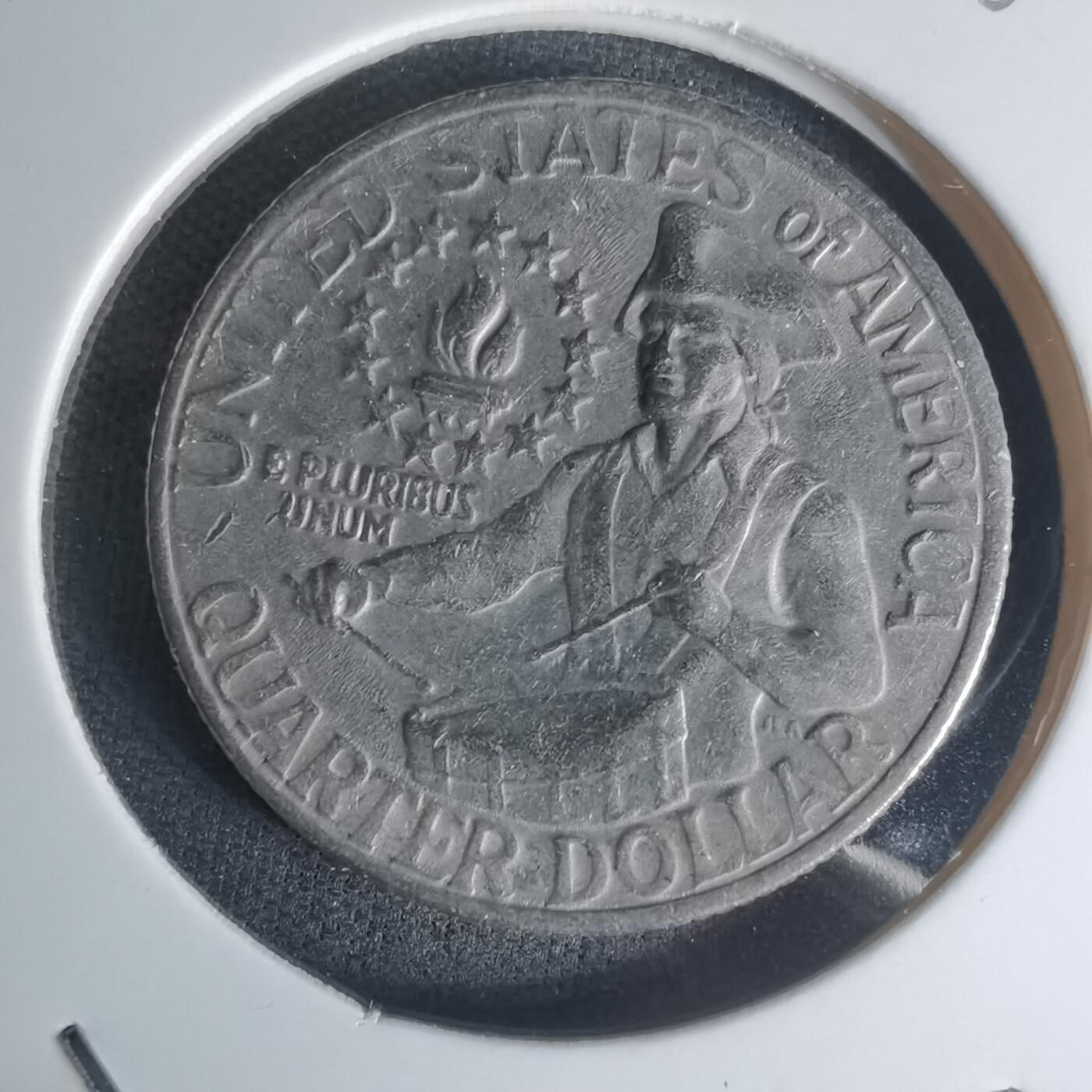 沼泽如烟--第1003场 美国1976年25分纪念币