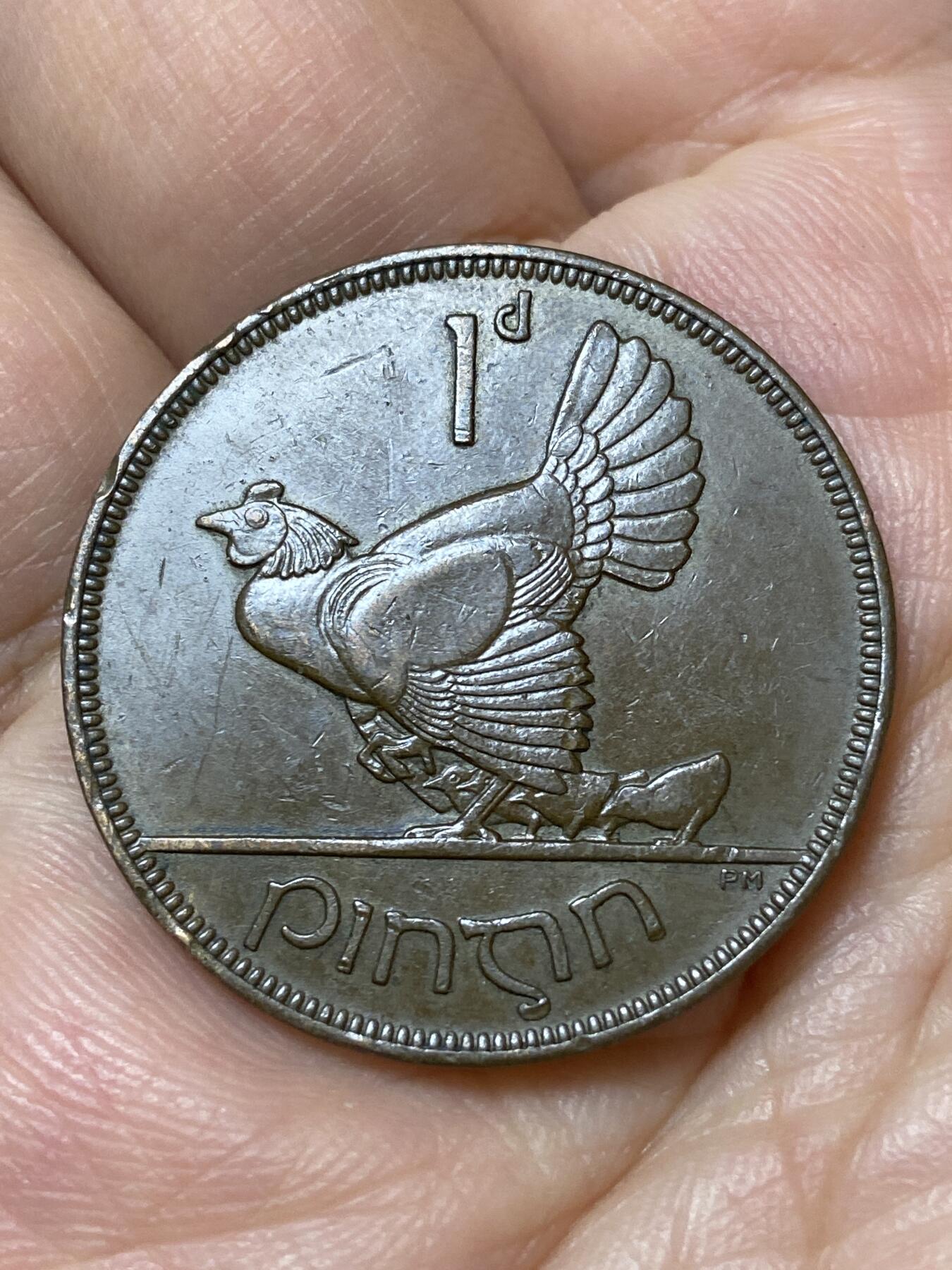 2026年第三十一场(总第二百场)英国一线回流散币新春特拍第三场(免佣金) 爱尔兰1933年1便士(英辖自由邦时期)