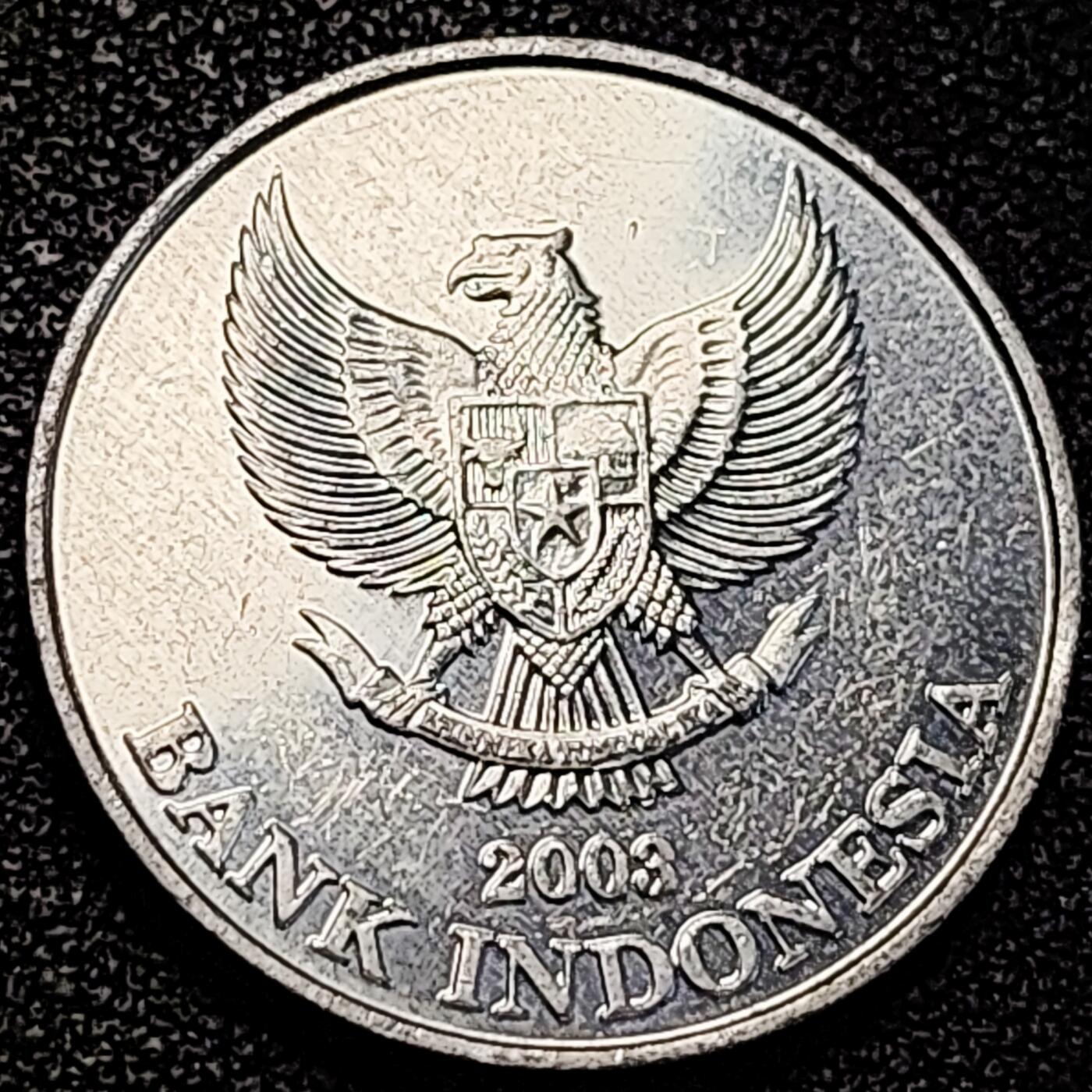 泉币菌-第195场- 新年快乐 新年第三场 本场拍品多 请提前出价 2003年 印度尼西亚 200巴厘岛八哥 25mm 铝币