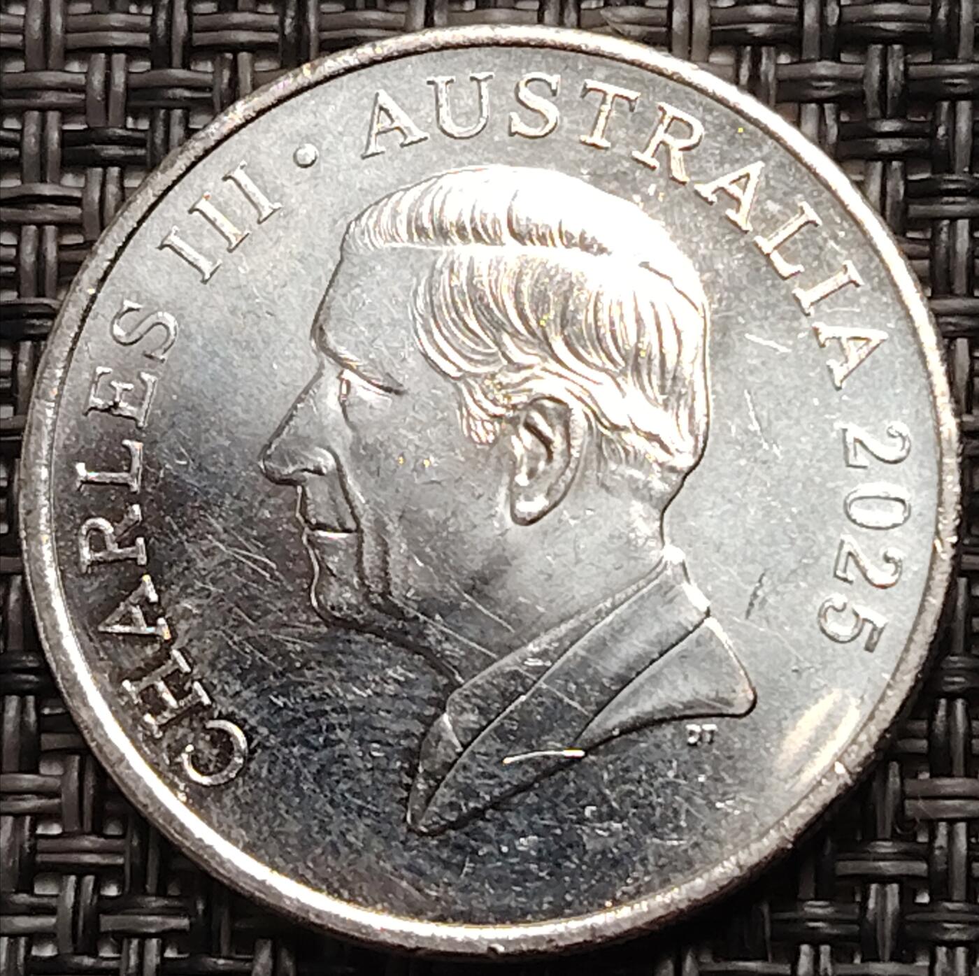 布加迪🐬～世界钱币(上海)🌾第 276 期 /  各国套币和散币 澳大利亚🇦🇺 2025年 20分 查理三世头像 ~C18