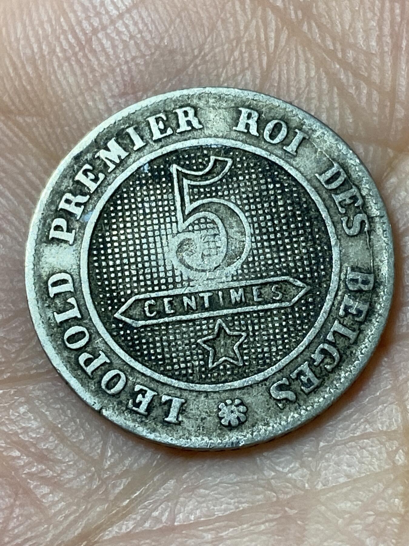 2026年第三十一场(总第二百场)英国一线回流散币新春特拍第三场(免佣金) 比利时🇧🇪1862年5分(利奥波德一世时期)