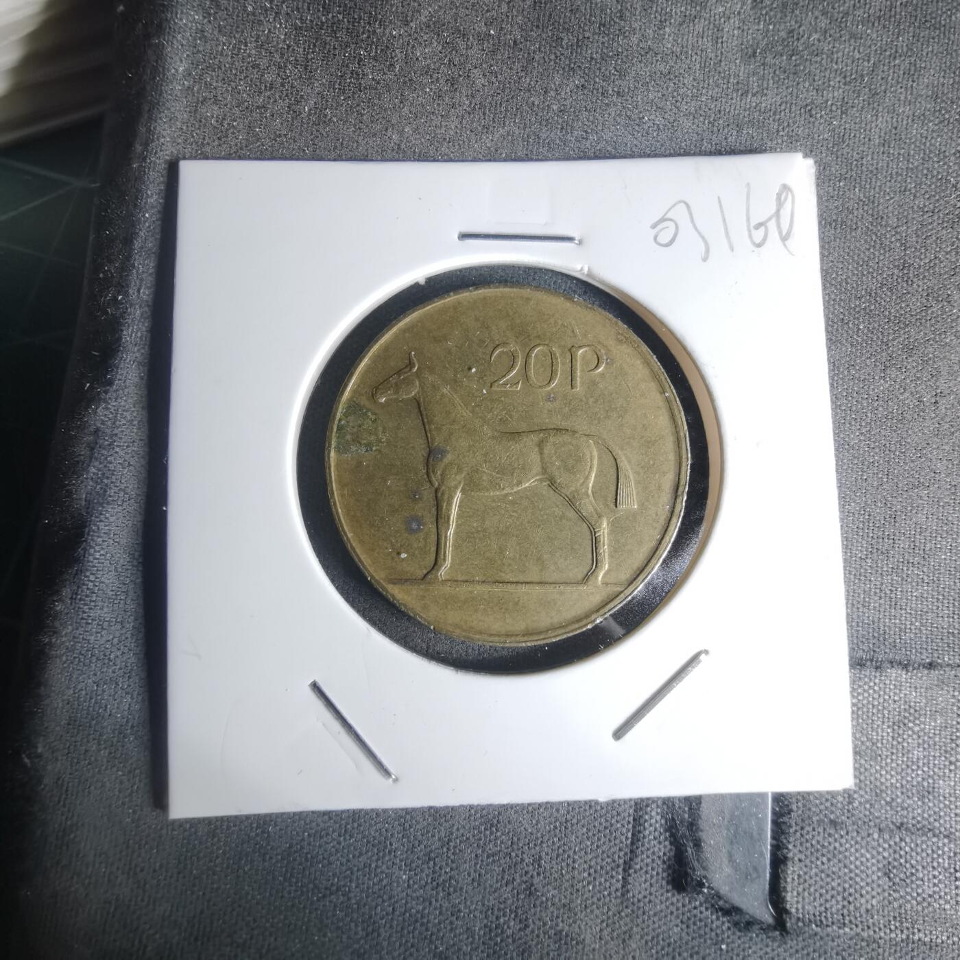 沼泽如烟--第1003场 爱尔兰1986年20便士