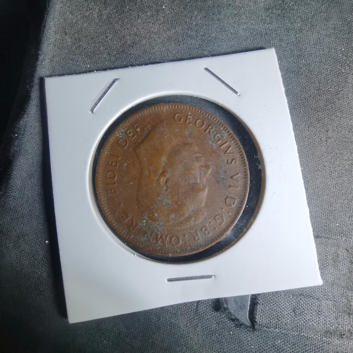 沼泽如烟--第1003场 澳大利亚1950年1便士