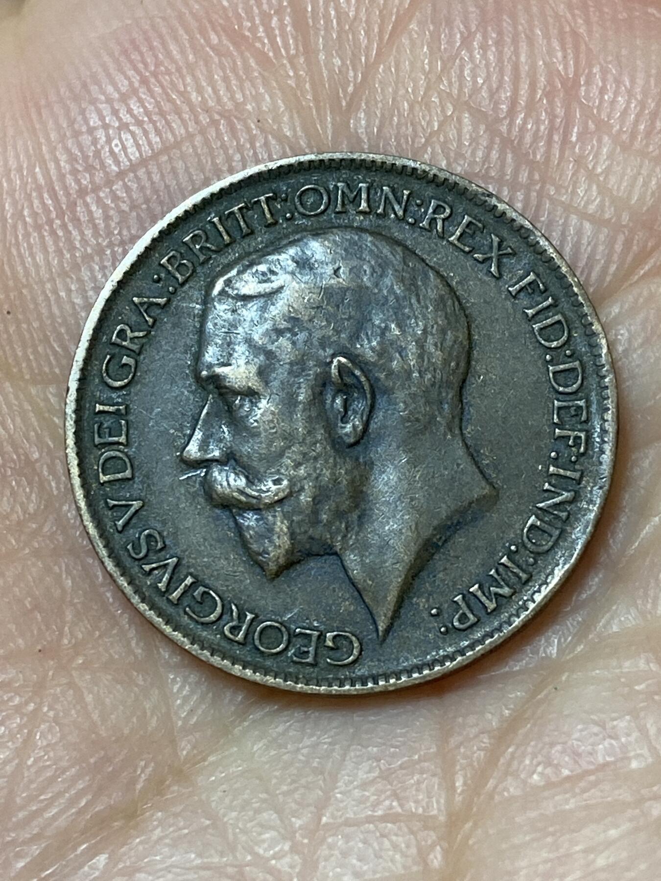 2026年第三十一场(总第二百场)英国一线回流散币新春特拍第三场(免佣金) 好品–英国🇬🇧1912年1法新(乔治五世第一版)