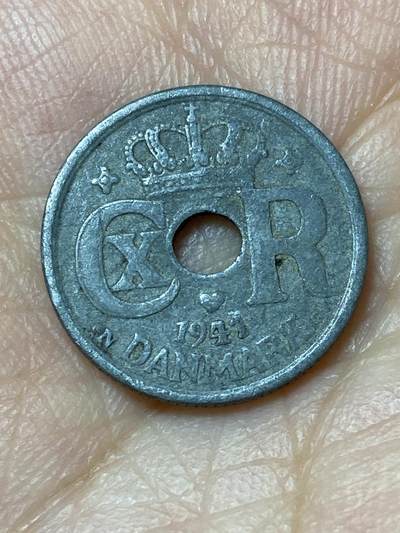 2026年第三十一场(总第二百场)英国一线回流散币新春特拍第三场(免佣金) 丹麦🇩🇰1941年10欧尔(克里斯蒂安十世第六版，N; GJ版)