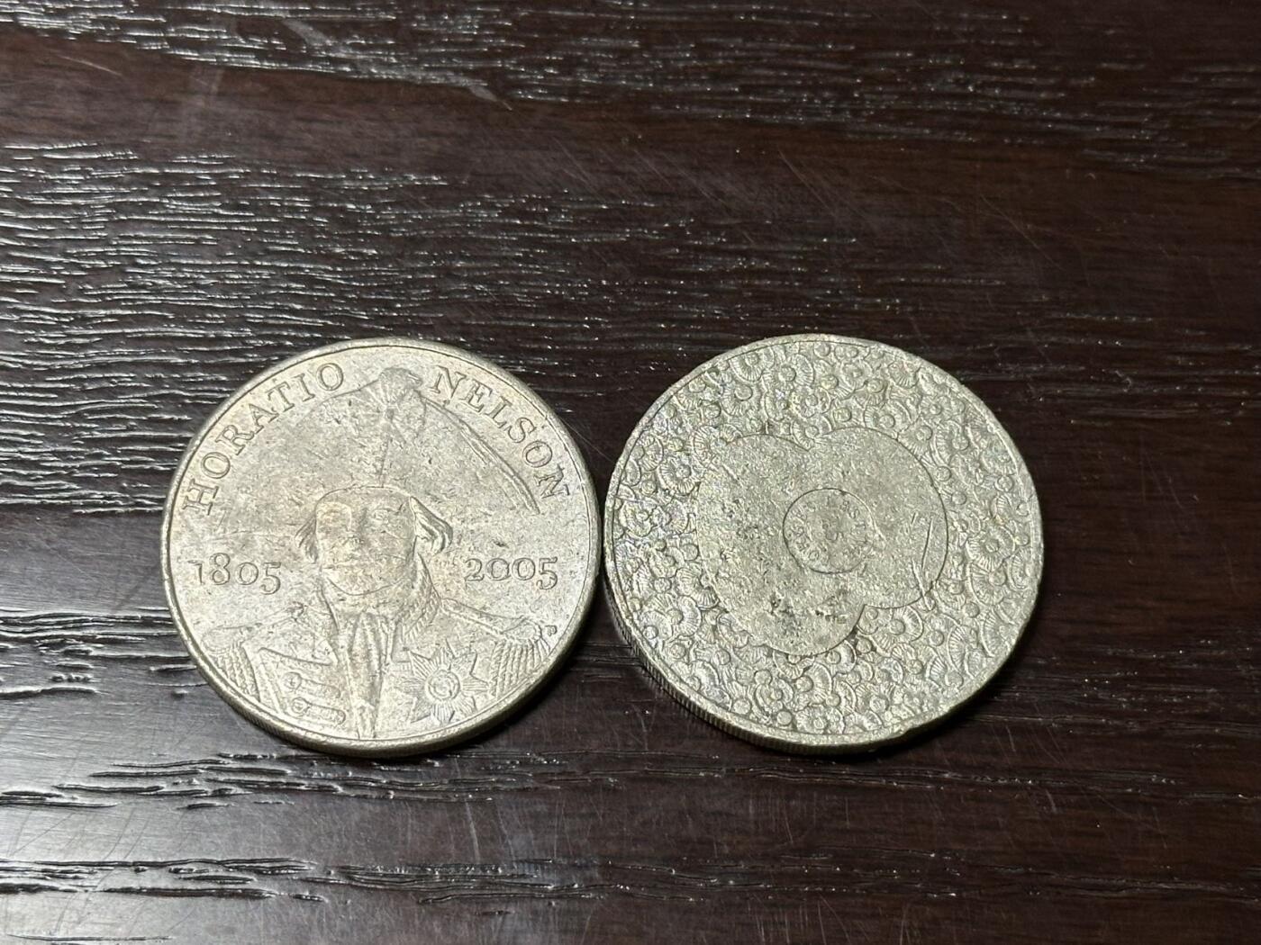 丙午马年开年第一场 英国本土和泽熙岛5镑，纪念币！一组两枚！低于汇率起！