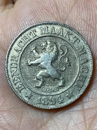 2026年第三十一场(总第二百场)英国一线回流散币新春特拍第三场(免佣金) - 比利时🇧🇪1894年10分(利奥波德二世时期，荷语版)