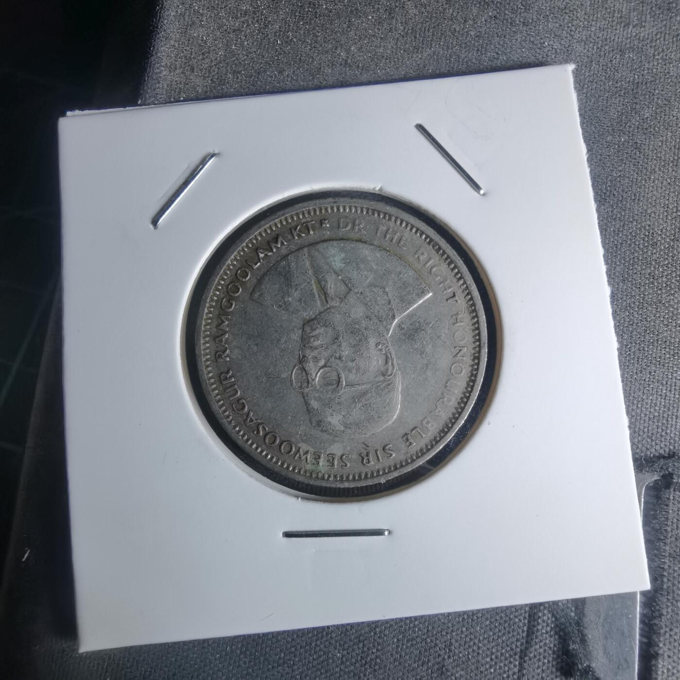 沼泽如烟--第1003场 毛里求斯1990年1卢比