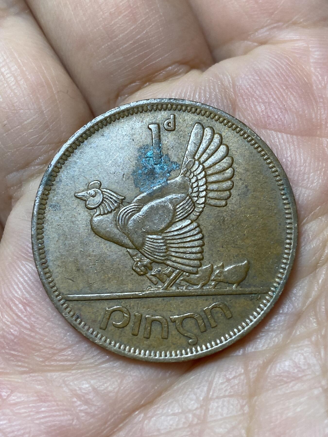 2026年第三十一场(总第二百场)英国一线回流散币新春特拍第三场(免佣金) 爱尔兰🇮🇪1968年1便士(共和国时期第一套)