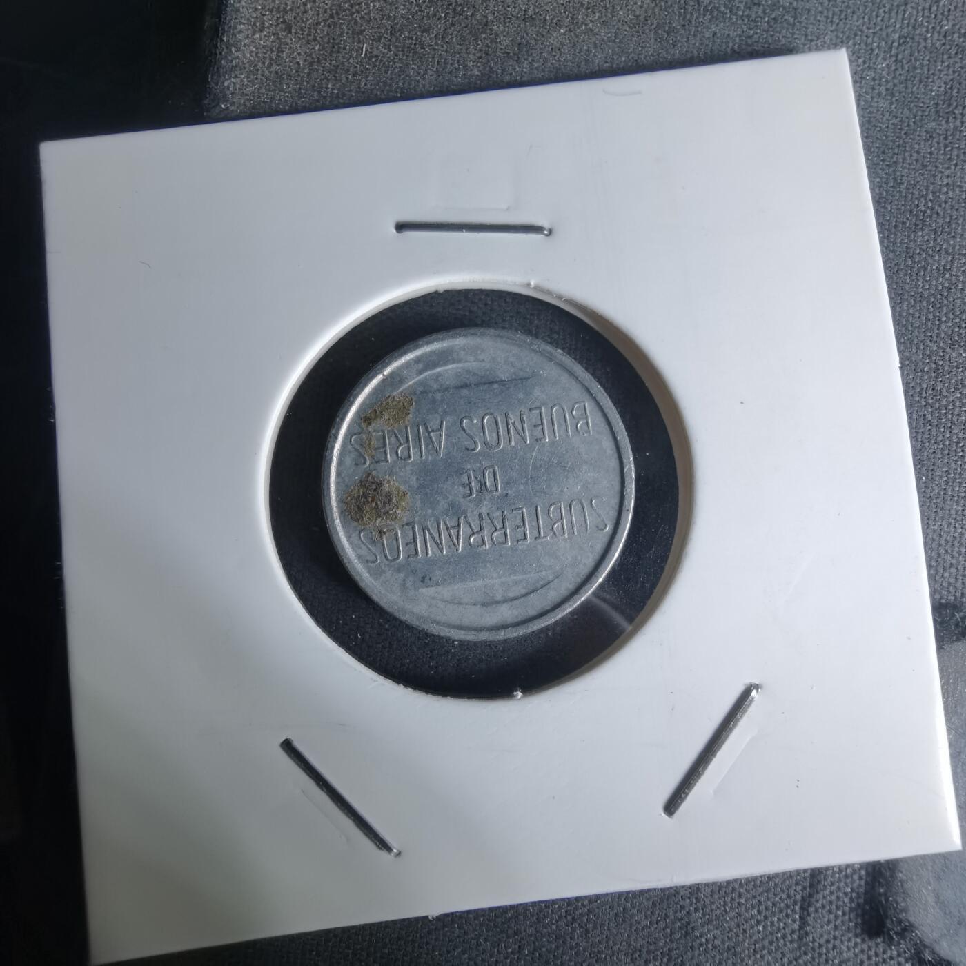 沼泽如烟--第1003场 阿根廷布宜诺斯艾利斯地铁（Subte）的单程代币（Token）