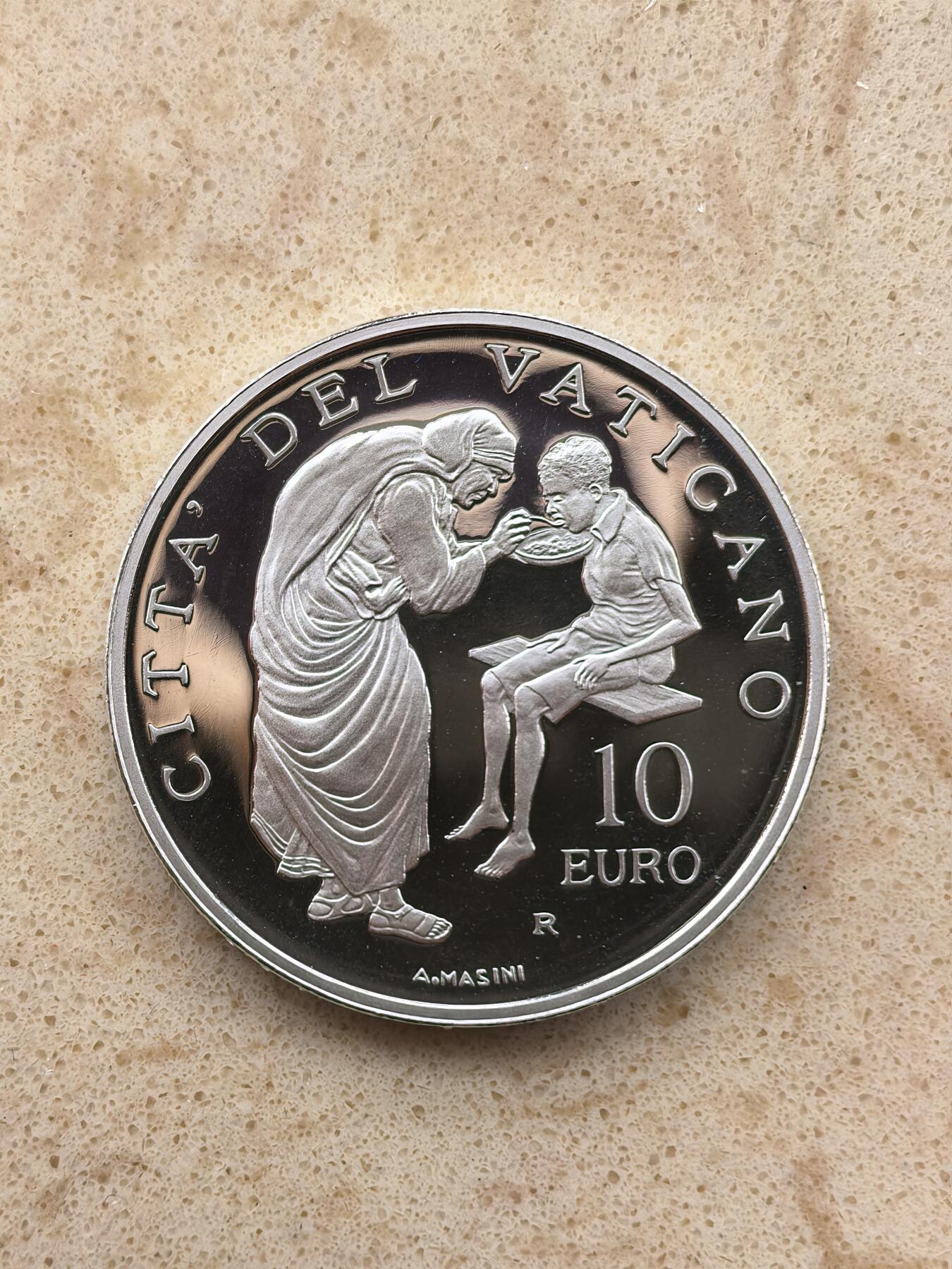 道一币馆币章第一百六十七场 原盒证 梵蒂冈2007年81个“传教主日”10欧元精制银币