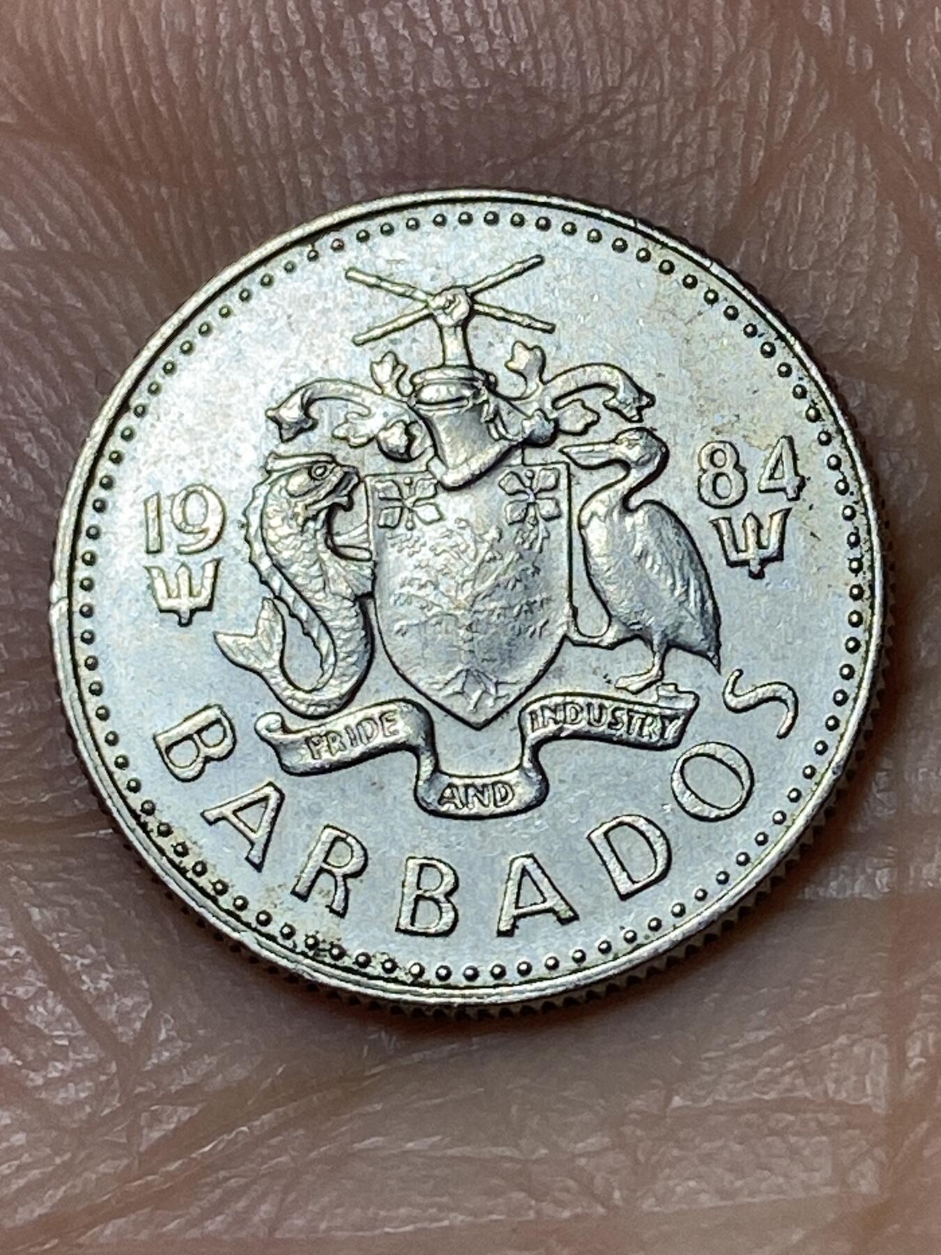 2026年第三十一场(总第二百场)英国一线回流散币新春特拍第三场(免佣金) 巴巴多斯🇧🇧1984年10分(第一版)