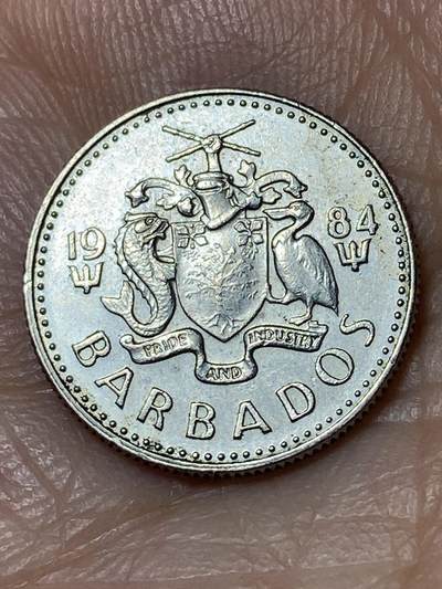 2026年第三十一场(总第二百场)英国一线回流散币新春特拍第三场(免佣金) 巴巴多斯🇧🇧1984年10分(第一版)