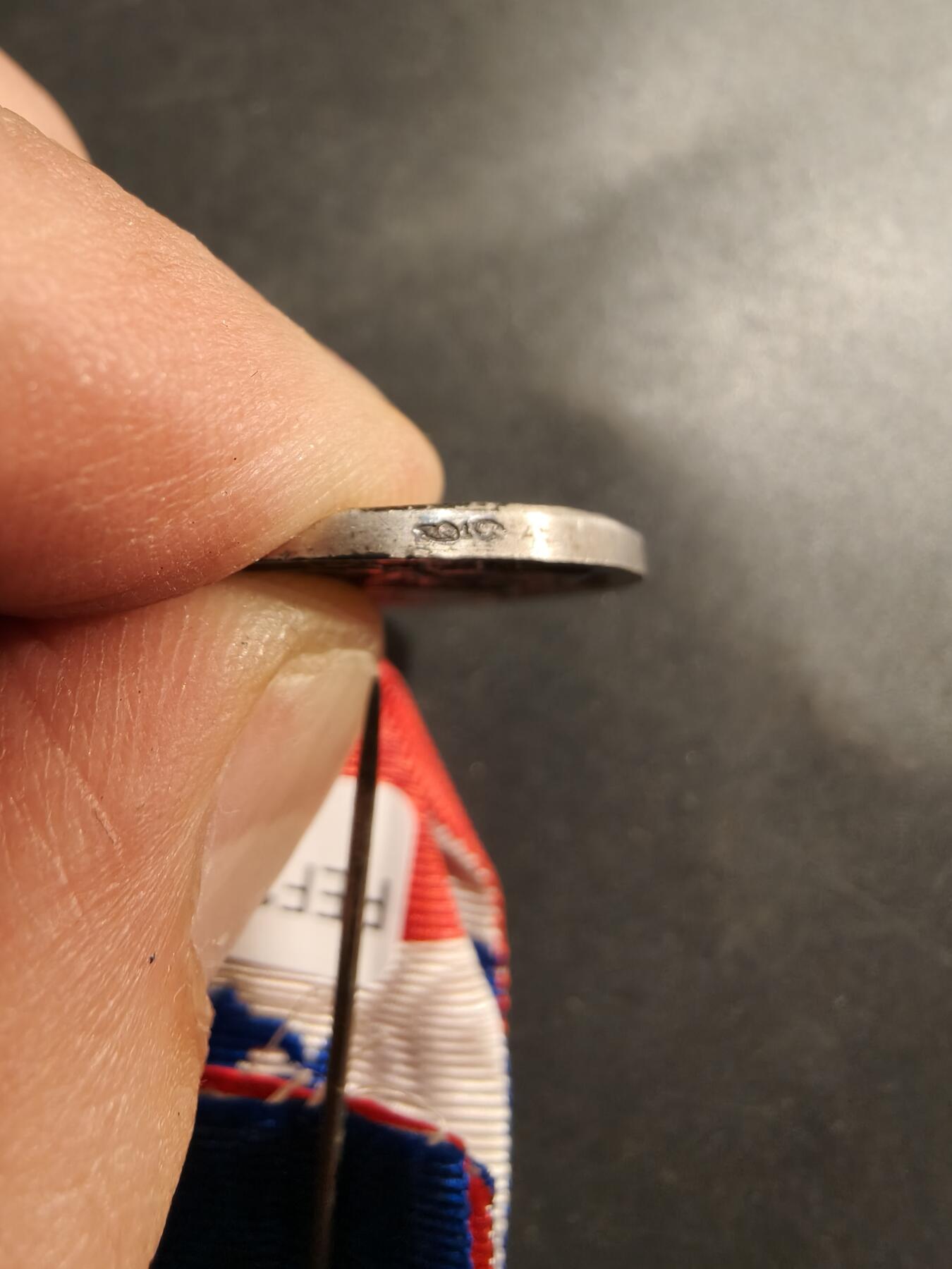 老王徽章第184期 法国海事部门银级劳工奖章    950银   1972年实发     12.4g