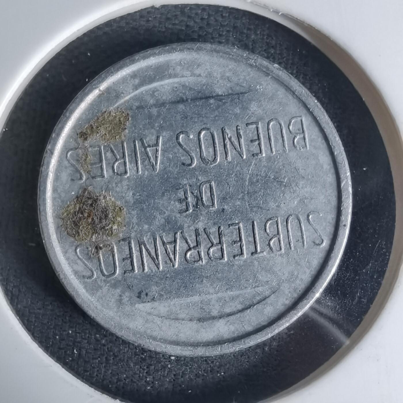 沼泽如烟--第1003场 阿根廷布宜诺斯艾利斯地铁（Subte）的单程代币（Token）