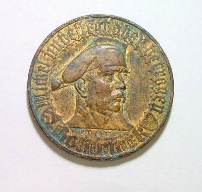 德国德紧1923年比勒菲尔德 著名俾斯麦金马克 - 德国德紧1923年比勒菲尔德 著名俾斯麦金马克