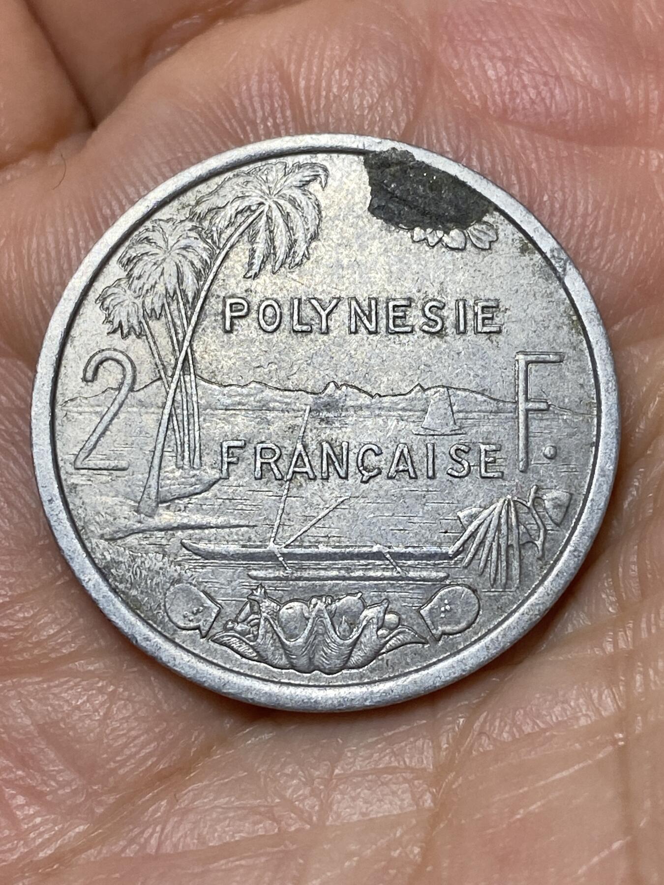 2026年第三十一场(总第二百场)英国一线回流散币新春特拍第三场(免佣金) 法属波利尼西亚🇵🇫1979年2法郎