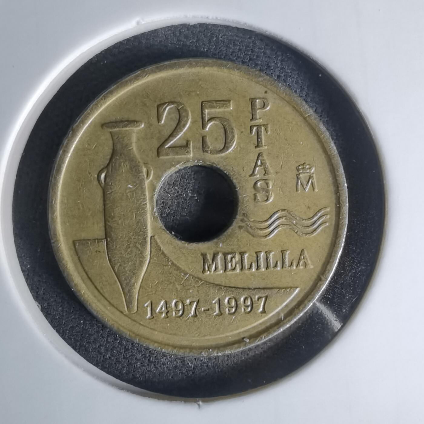 沼泽如烟--第1003场 西班牙1997年25比塞塔