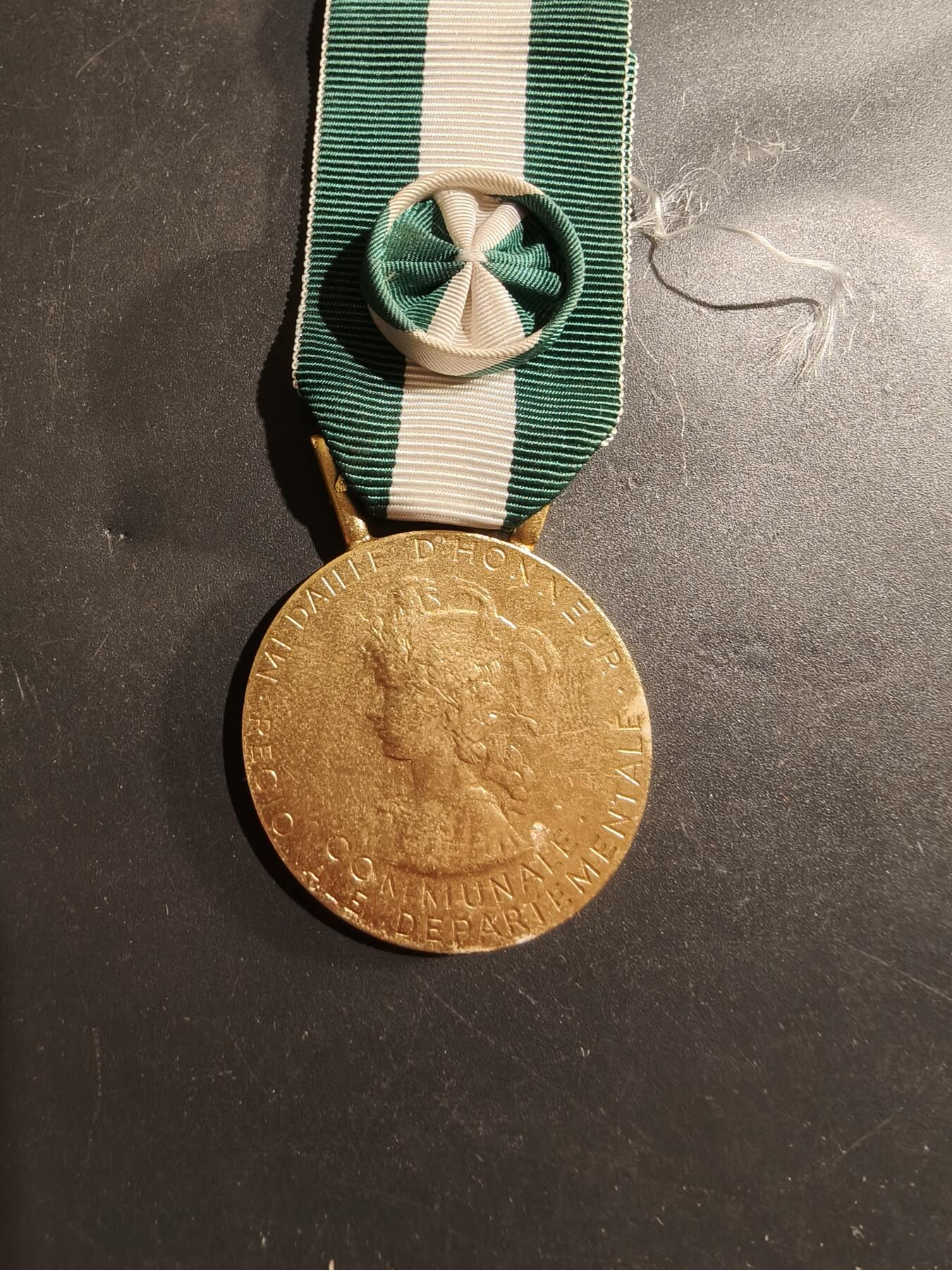 老王徽章第184期 法国金级地方嘉奖奖章    2008年实发版