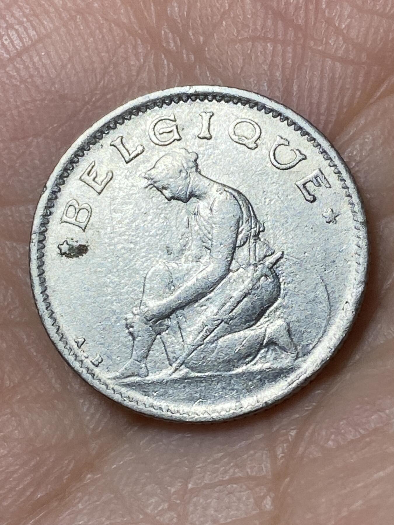 2026年第三十一场(总第二百场)英国一线回流散币新春特拍第三场(免佣金) 比利时🇧🇪1922年50分(阿尔贝一世时期，法语版)