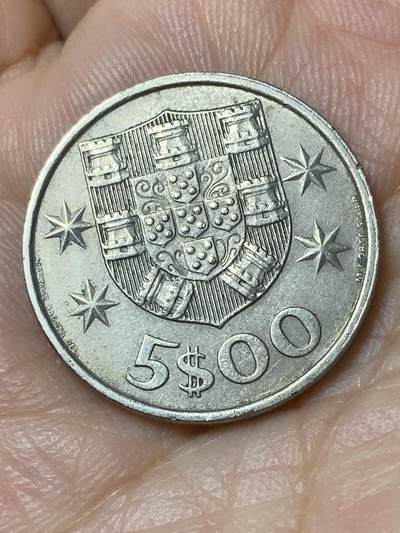 2026年第三十一场(总第二百场)英国一线回流散币新春特拍第三场(免佣金) 葡萄牙🇵🇹1982年5埃斯库多(共和国时期第五套)