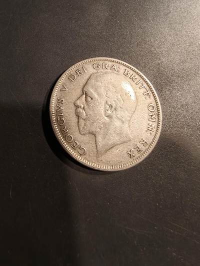 老王徽章第184期 - 英国乔治五世1934年半克朗银币     500银    14.1g