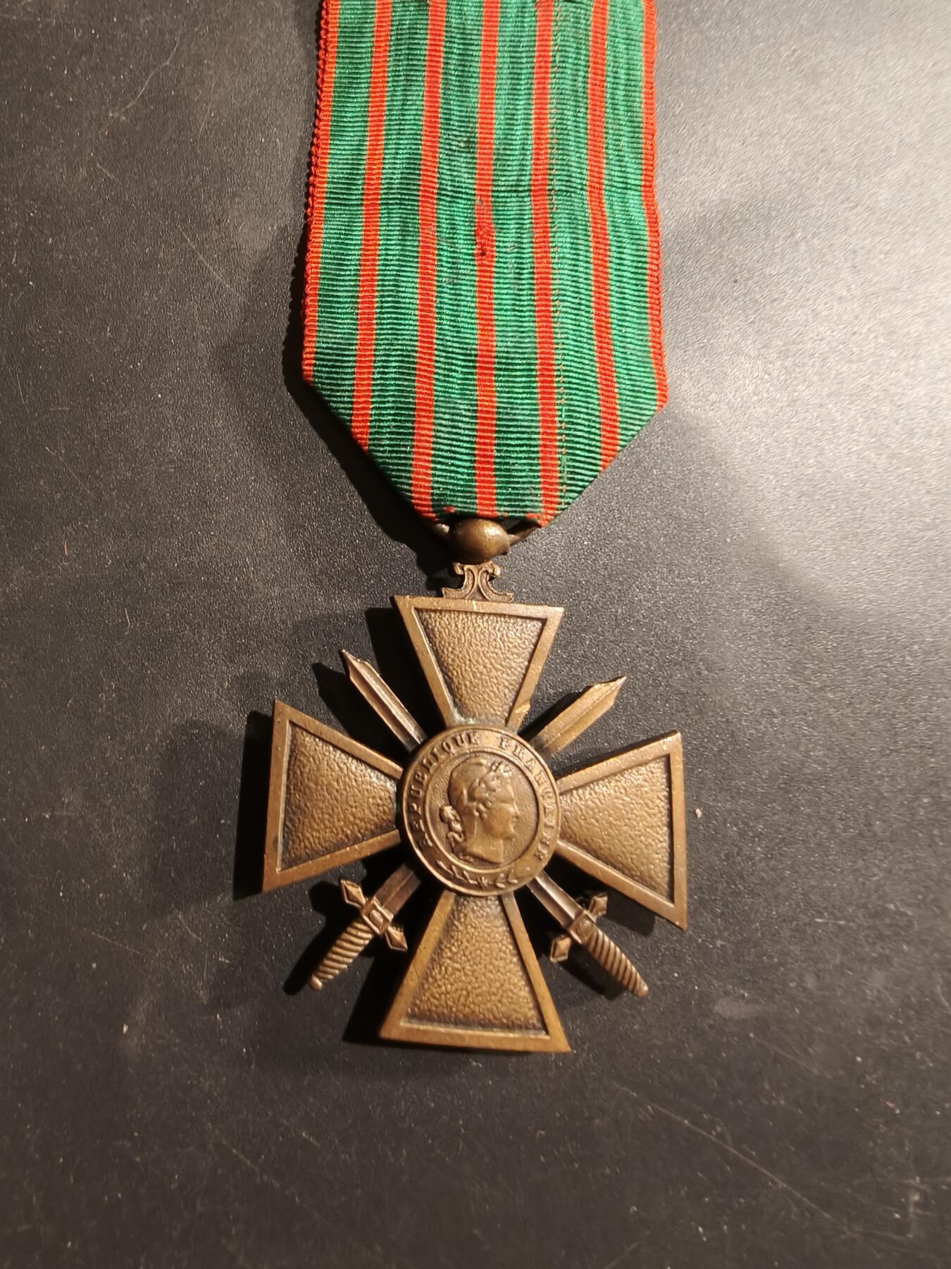 老王徽章第184期 法国1918战争十字奖章