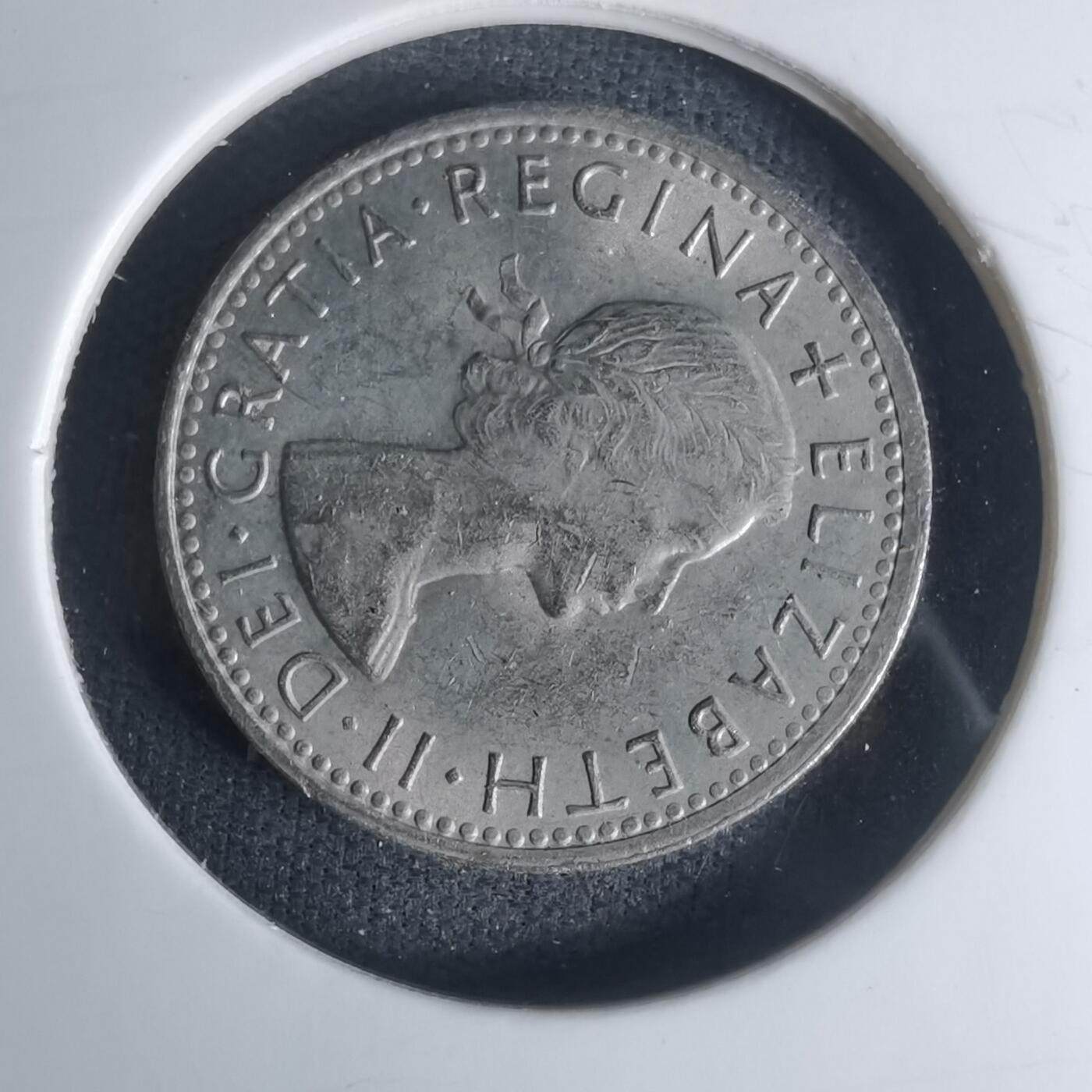 沼泽如烟--第1003场 英国1966年六便士