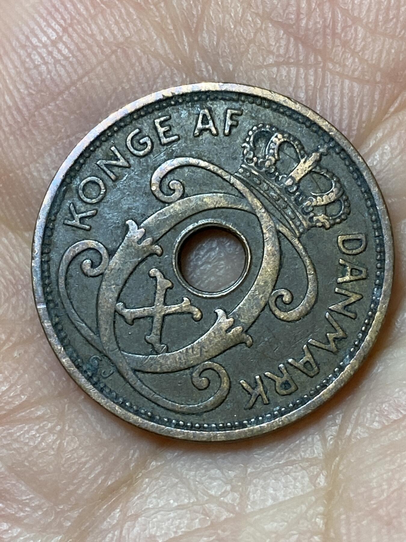 2026年第三十一场(总第二百场)英国一线回流散币新春特拍第三场(免佣金) 丹麦🇩🇰1930年2欧尔(克里斯蒂安十世第六版，N; GJ版)